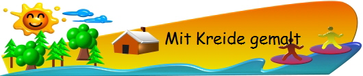 Mit Kreide gemalt