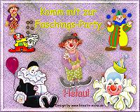 Komm mit zur Faschingsparty